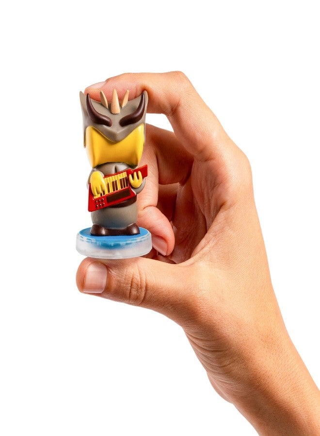 LOOPS Dragosonic - 5-Piece Volcano Pop Music Band Interactive Collectible Figurine Set - Image 3